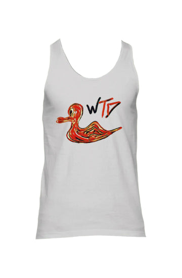 WTD "Red squiggle" American Apparel Unisex Jersey Tank
