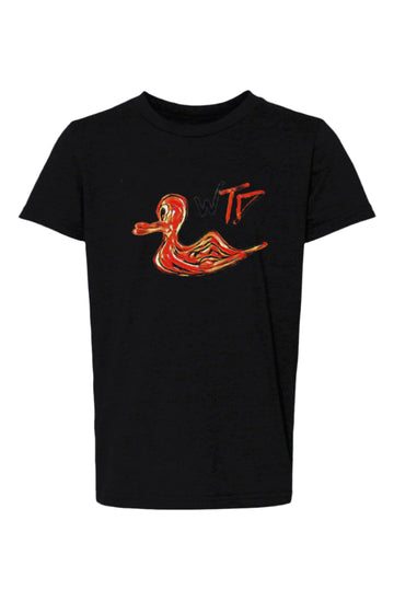 WTD "Red Squiggly" Youth CVC Jersey Tee