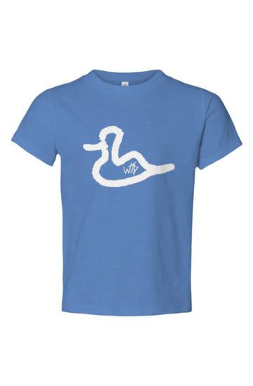 WTD wht/logo Toddler Jersey Tee