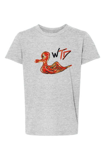 WTD "Red Squiggle" Youth CVC Jersey Tee