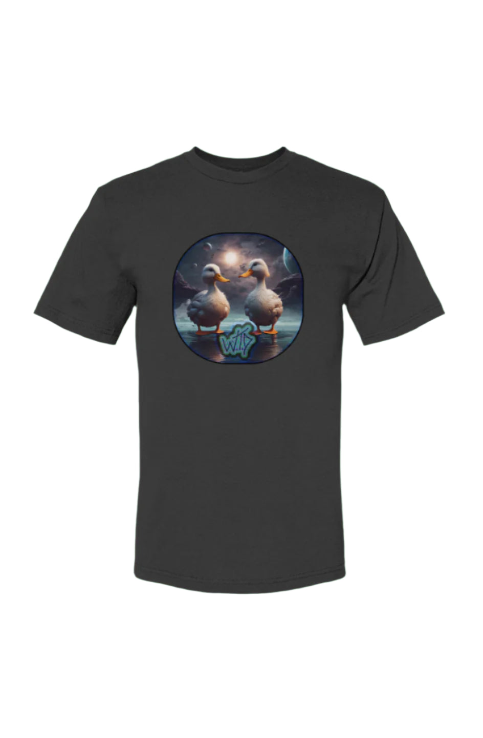 WTD "space lake" USA-Made 100% Cotton T-Shirt