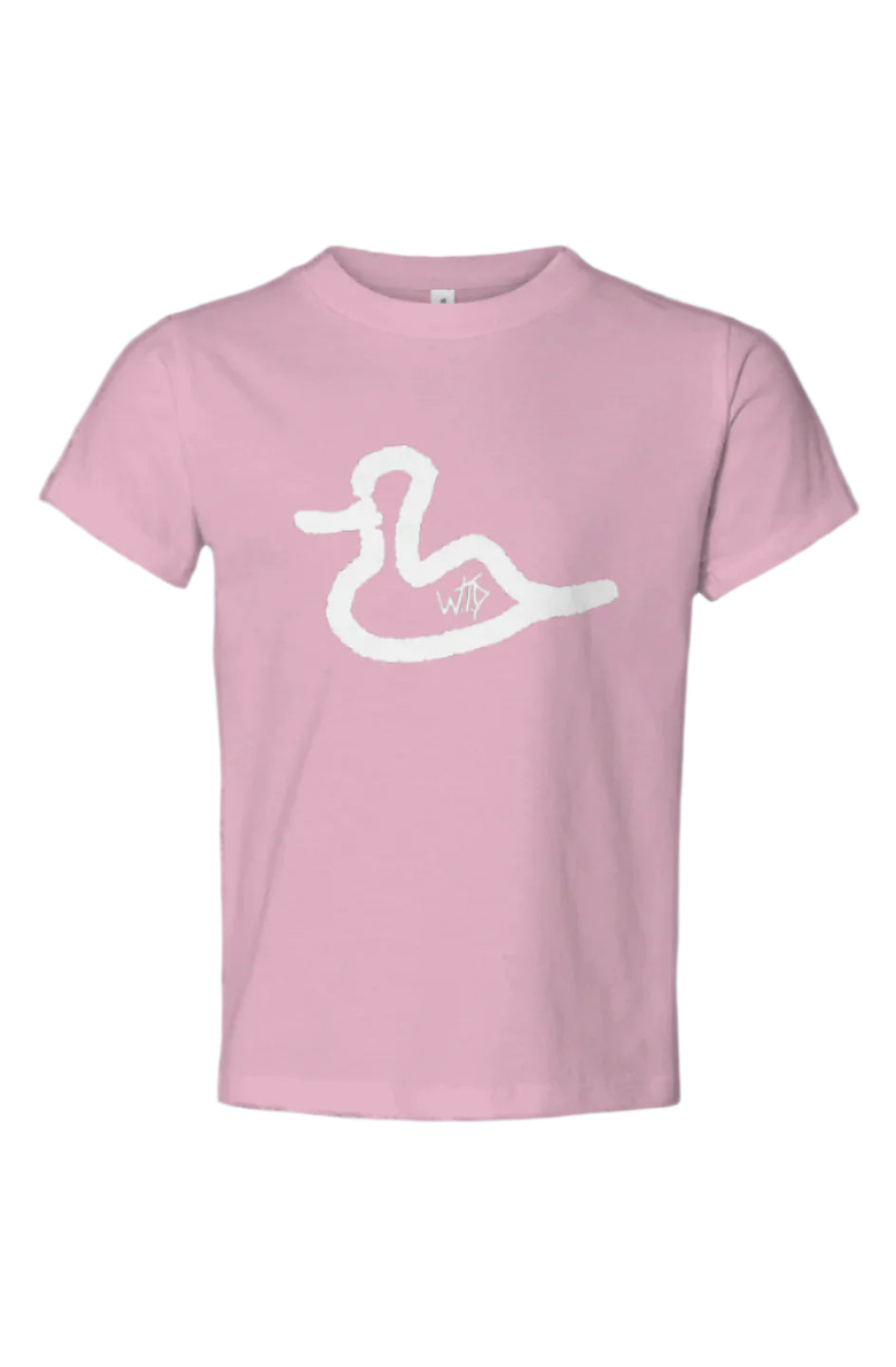 WTD wht/logo Toddler Jersey Tee