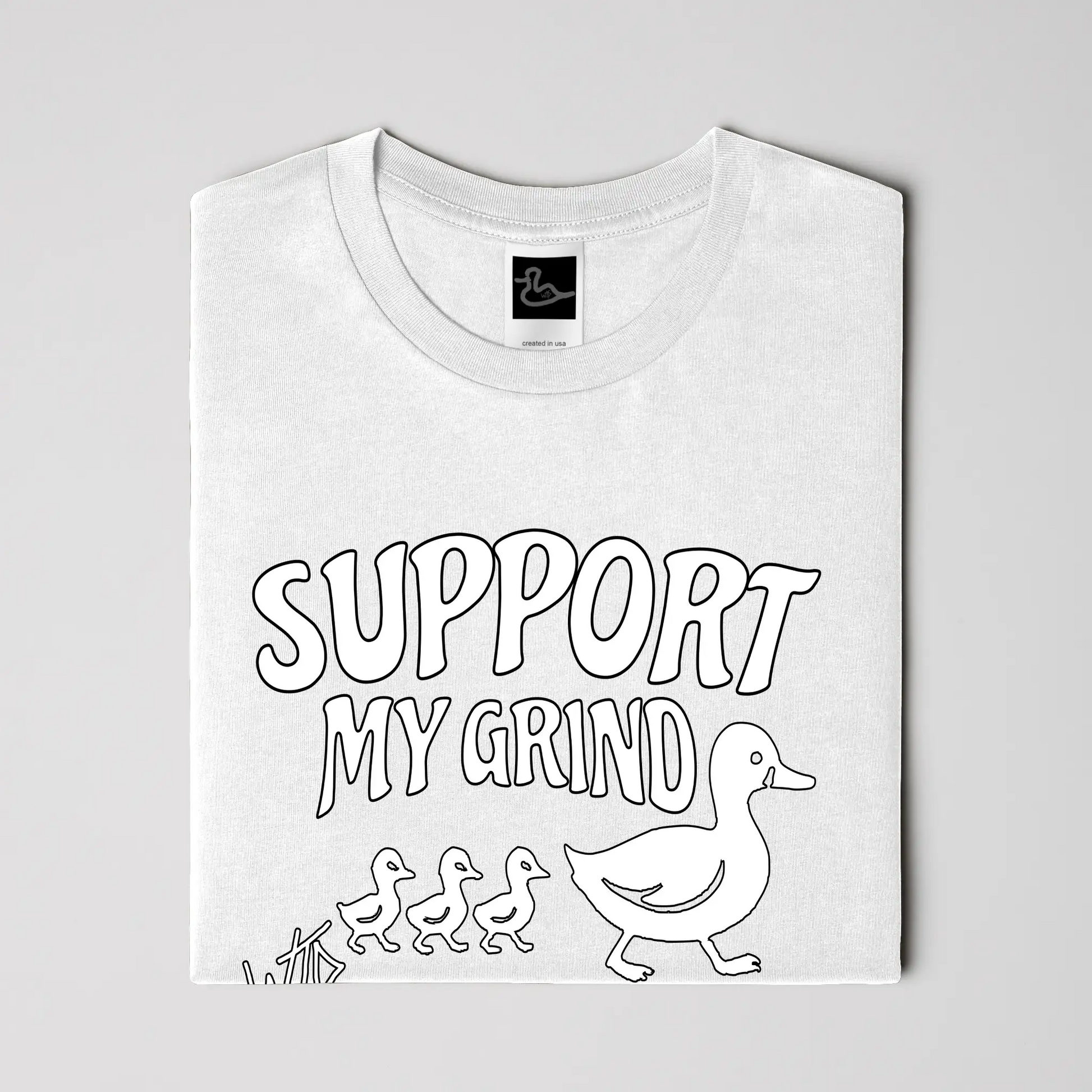 Block Tubular Tee -support my grind