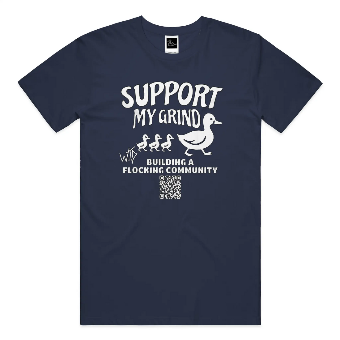 Block Tubular Tee -support my grind