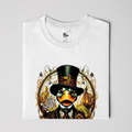 "Top-Hats and Steam" T Shirt  (WHT) New