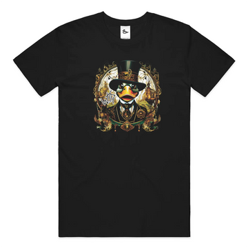 wtd &amp;quot;Top-Hats and Steam&amp;quot; T Shirt (BLK) New