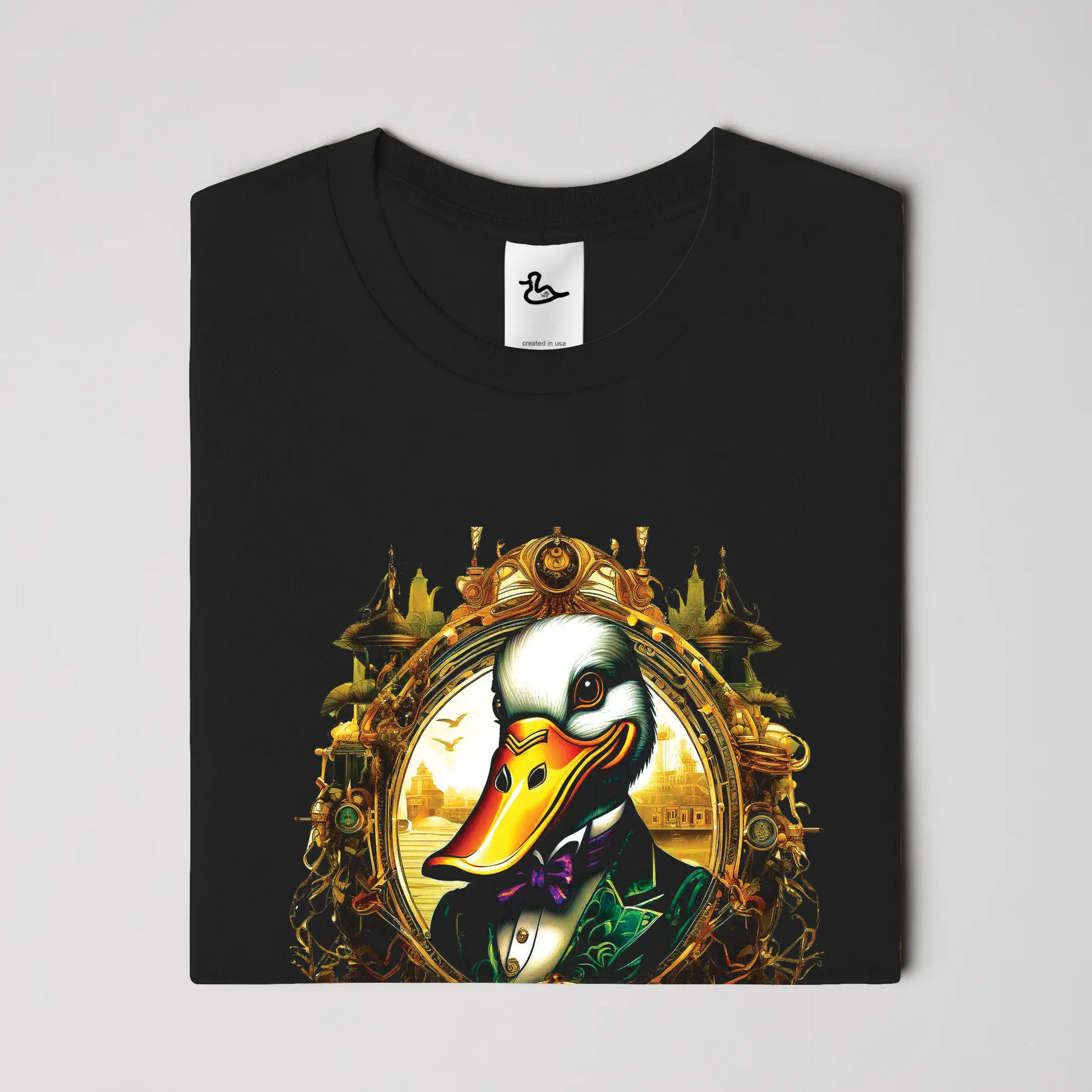 wtd &amp;quot;Big-Beal Steam&amp;quot; T Shirt (BLK) New