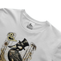 wtd "Top-Hat and Feathers" T Shirt (WHT) New