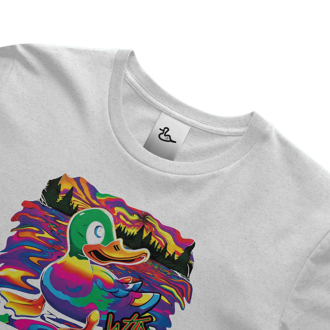 WTD &amp;quot;Colorful Melt&amp;quot; T shirt (WHT) New