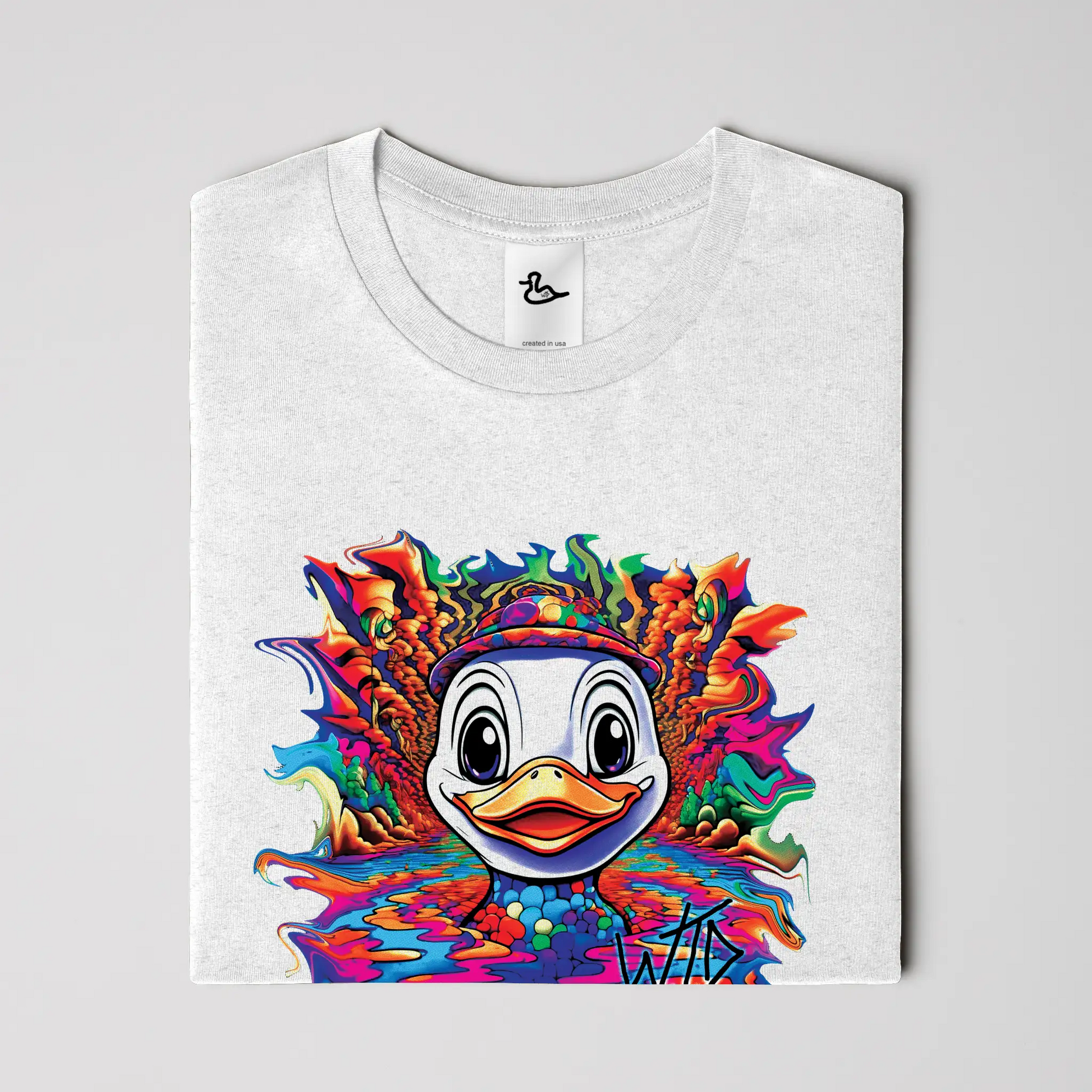 WTD &amp;quot;Colorful Activation&amp;quot; T shirt (WHT) New
