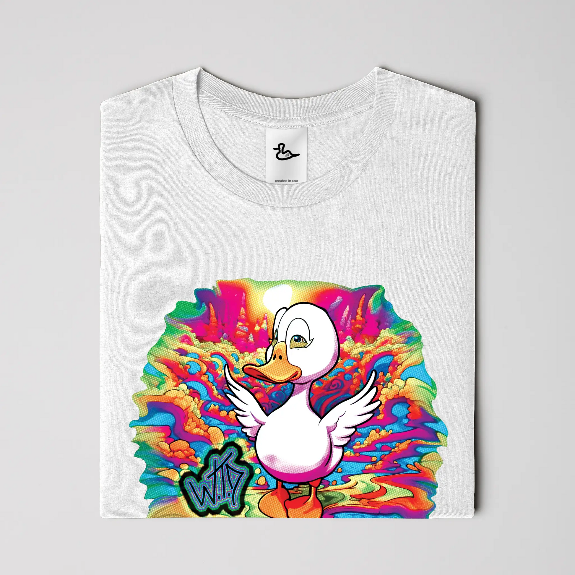 WTD &amp;quot;Color Squeezed&amp;quot; T shirt (WHT) New