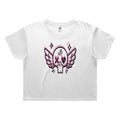  Women's WTD Heart Skull Crop