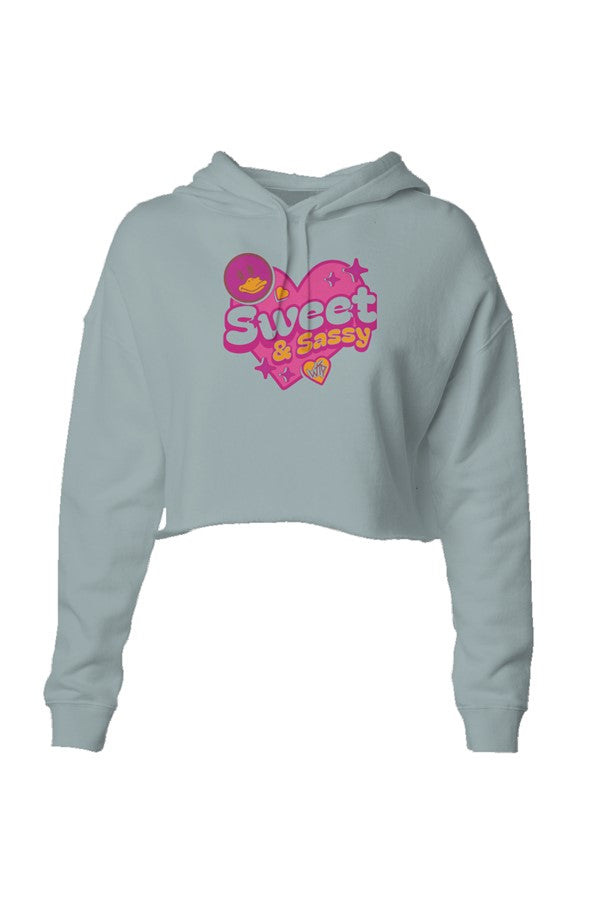 WTD Sweet and Sassy Lightweight Crop Hoodie