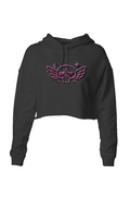 WTD WO's Heart Skull Crop Hoodie