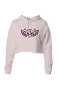 WTD WO's Heart Skull Crop Hoodie