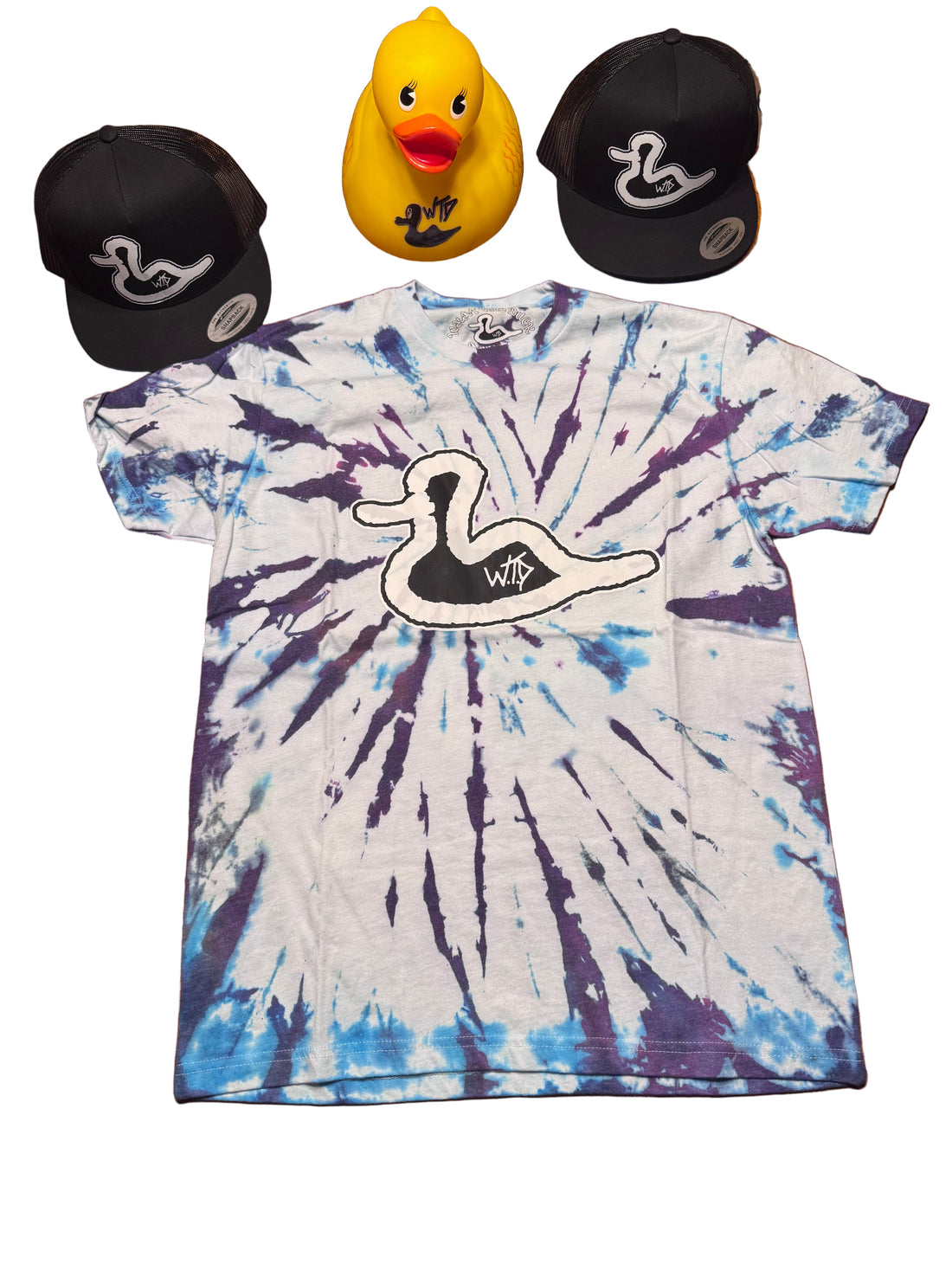 Tie Dye Blue Jerry Adult T Shirt