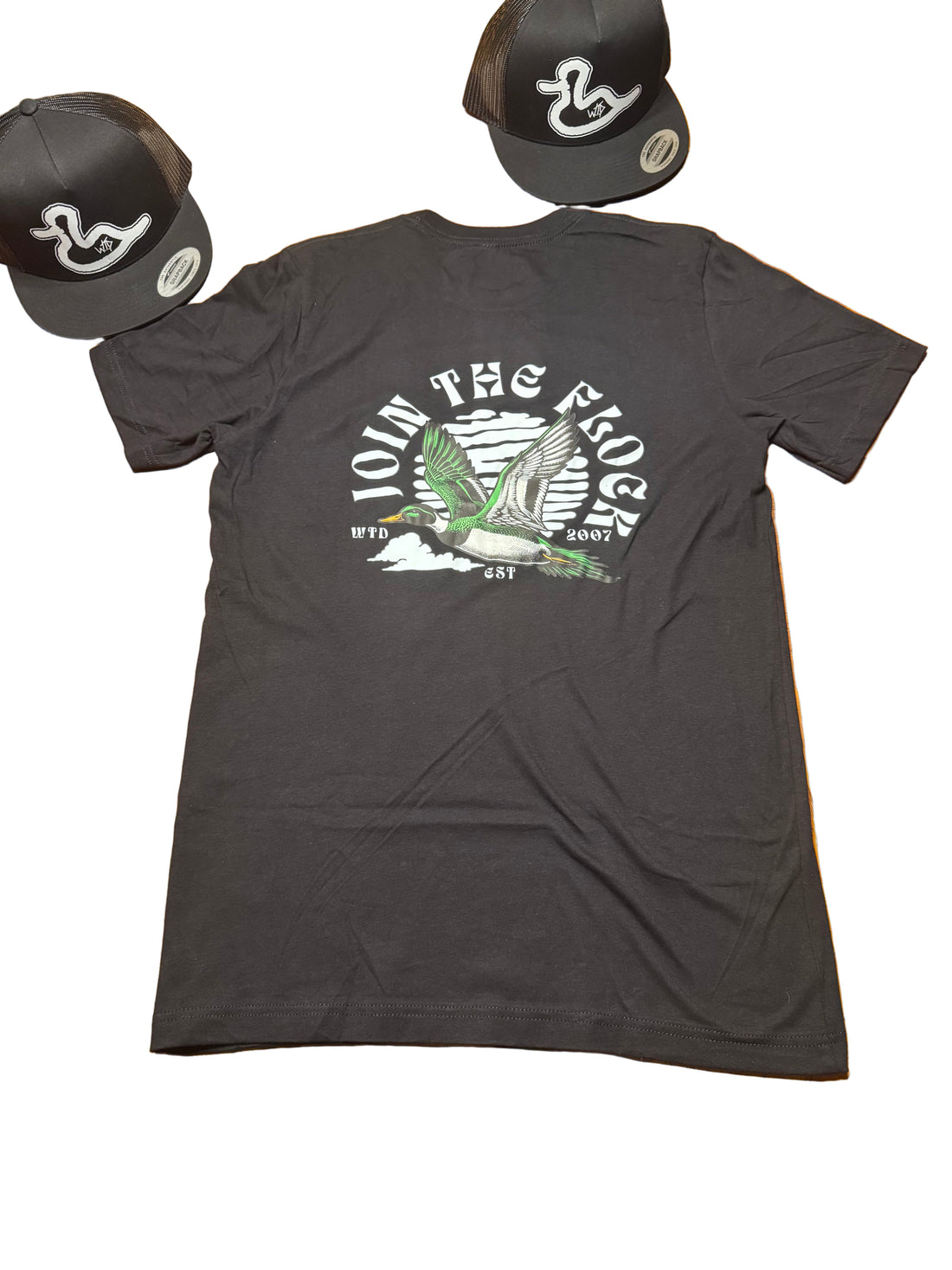 WTD "Join The Flock" blk T shirt