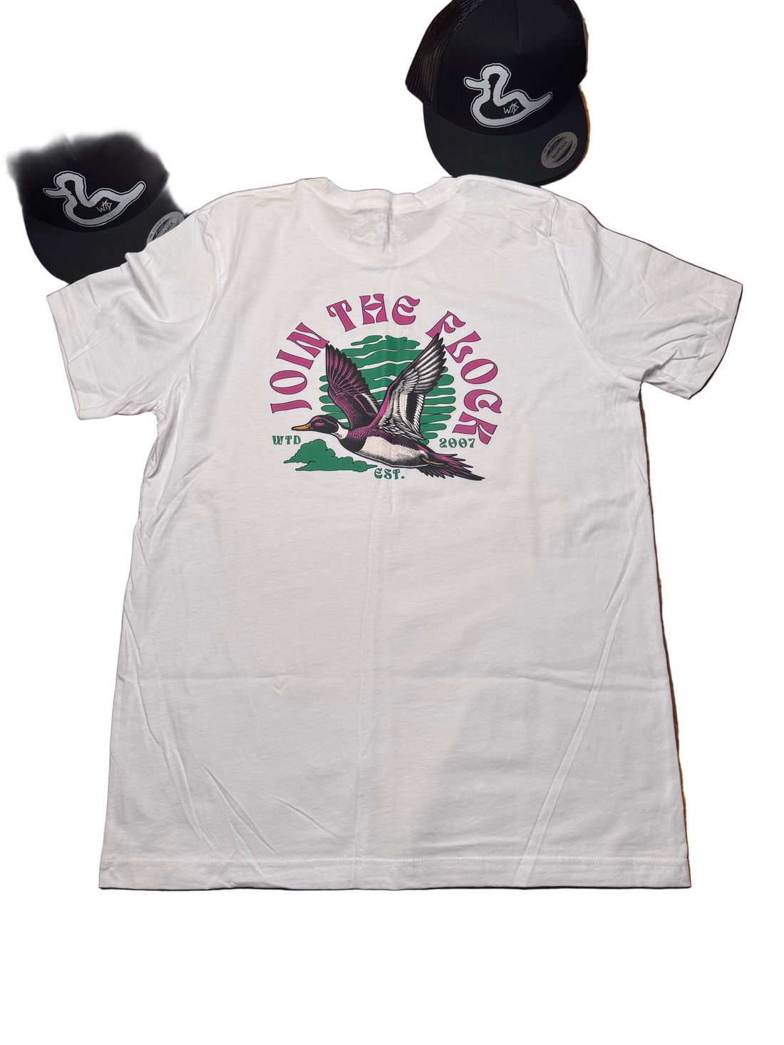 WTD "Join The Flock" wht T shirt