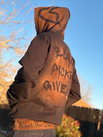 Zero Ducks Given WTD branded hoodie