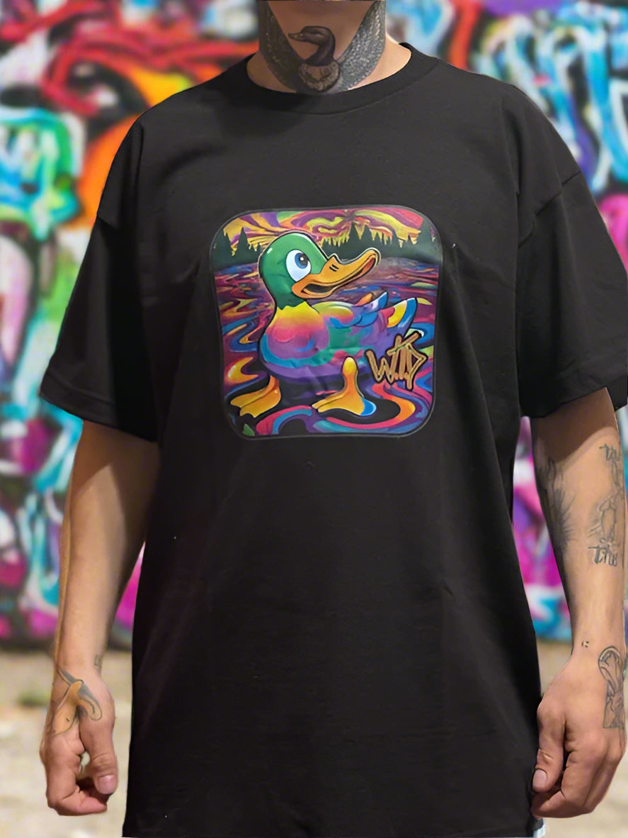 WTD colorful melt Heather Short Sleeve T shirt