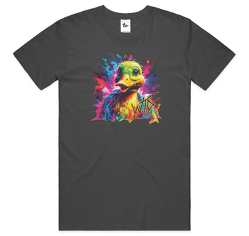 WTD "Quack Splashed" T shirt (BLK)