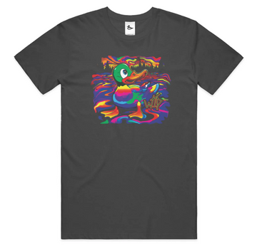 WTD "Colorful Melt" T shirt (BLK)