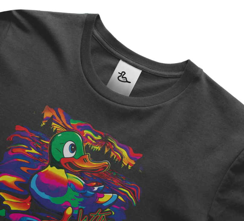 WTD "Colorful Melt" T shirt (BLK)